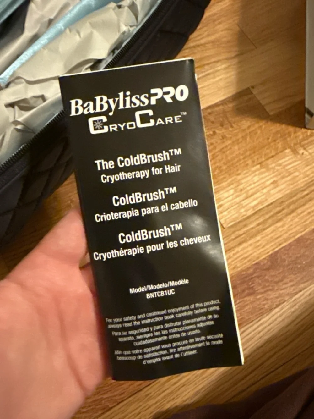 BaByliss PRO CryoCare ColdBrush - Silver and Blue Accents
